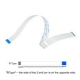thumbnail image 4 of Uxcell FFC Ribbon Flat Flexible Cable 18 Pin 0.5mm 200mm (B Type) for LCD Laptop 5 Pack, 4 of 5