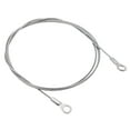 thumbnail image 1 of Unique Bargains 1.5mmx100cm Stainless Steel Lanyard Cable Eyelets Ended Wire Rope 10 Pack, 1 of 5