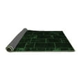 thumbnail image 2 of Ahgly Company Indoor Rectangle Abstract Emerald Green Contemporary Area Rugs, 2' x 5', 2 of 4