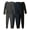 Black/Charcoal/Navy, variant on Galaxy by Harvic Boys Thermal Set - 6 Piece Waffle Knit Thermal Shirt & Boys Long Underwear (2T-16)