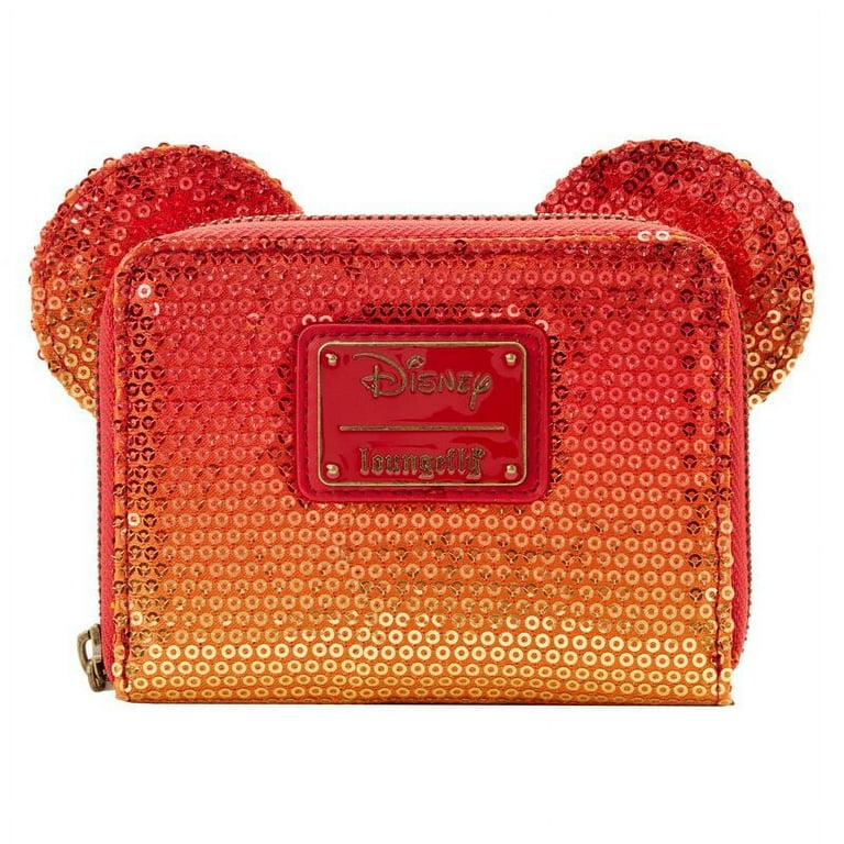 Minnie mouse sequined wallet by cheap loungefly