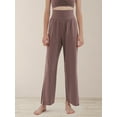 thumbnail image 4 of Wide Leg Yoga Pants for Women Loose Cozy Sweatpants High Waisted Lounge Flowy Pants with Pockets Carmine M, 4 of 10