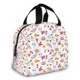 thumbnail image 2 of Sac à Lunch Portable Coloré Floral Vaisseaux Spatiaux Aliens Imperméable Isolé Grande Capacité Sacs à Lunch Réutilisables Refroidisseur-EF30698, 2 of 5