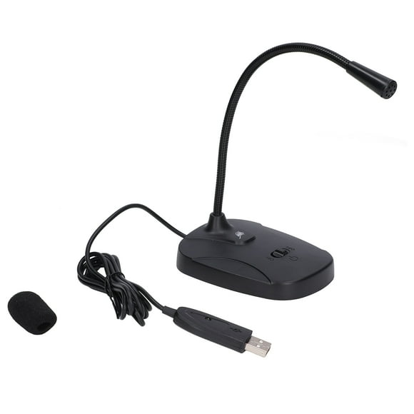 3.5mm Microphone USB Driver Free USB2.0 Connection Stable Sound Pickup 110db S/N Computer Supplies