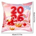 thumbnail image 3 of Funda de almohada con temática de caballo, bonita funda de cojín con bordado de imitación de caballo, suave y decorativa para sofá y silla, ideal para decorar el sofá y el dormitorio con temática de c, 3 of 7