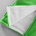 thumbnail image 4 of Comdrip Toddler Boys Girls Fall Winter Sleeveless Vest Coat , Warm Zip Outerwear Jacket Green 150, 4 of 5