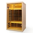 thumbnail image 5 of Premium Low EMF Far Infrared Sauna for Two Persons with Spacious Design Hemlock Wood Double Glass Doors Luxury Indoor Installation Focused on Safety and Comfort, 5 of 9