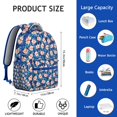 thumbnail image 6 of Durable Lightweight Laptop Daypack Featuring Hawaii Tropical Wind Palm Leaves Print: Perfect Gift for Students, Large Capacity Bookbag for High School, College, Campus Commute, and Everyday Use, 6 of 6