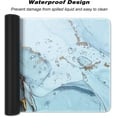 thumbnail image 4 of Extended Large Mouse Pad, XXL Gaming Desk Pad 31.5 x 15.7 Inch, Big Computer Keyboard Mousepad, Waterproof Mouse Mat with Stitched Edges and Non-Slip Base for Office Gaming, Blue Marble, 4 of 5
