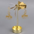 thumbnail image 4 of 5 Candelabros Giratorios Para Luz De Té De Navidad, Candelabros De Metal Para Decoración Del Hogar De Navidad, Alce, 4 of 8