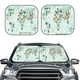 thumbnail image 2 of Cauagu World Travel Map Cauagu {designName} Print Foldable Car Windshield Sun Shade | Front Windshield Shade for Sun | Fits Small Sedans, Mini SUVs, Hatchbacks-Large, 2 of 6