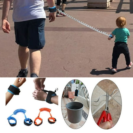 - Baby Child Anti Lost Wrist Link, Child Safety Harness Toddler Walking Strap Rope Leash Walking Hand Belt Band Wristband for Children Kids Outdoor Safety(1.5m, Blue)