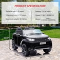 thumbnail image 2 of Licensed Land Rover 12V Ride-On Car, 2-Seater with Remote Control & LED Lights, 2 of 7
