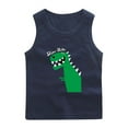 thumbnail image 1 of VOAVEKE T-Shirt d'Été Uni pour Tout-Petits, Haut Décontracté pour Enfants, T-Shirt de Base à Col Rond Mode pour Enfants, Haut Sans Manches pour Garçons, 1 of 2