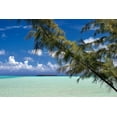 thumbnail image 2 of Larry Malvin 4x24 White Modern Wood Framed Wall Art Titled - Sandbar Pelican Cay, 2 of 5