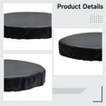 thumbnail image 3 of Round Hot Tub Cover, Waterproof 210D Oxford Fabric Dust and Sun Protection, Black, 208*36 cm, Ideal for Outdoor Hot Tubs and Furniture, 3 of 5