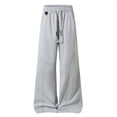 thumbnail image 6 of Awdenio Pants for Men Wide Leg Cargo Drawstring Elastic Waist Barrel Baggy Jeans with Pockets, 6 of 6