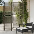 thumbnail image 1 of vidaXL Room Divider 6 Panels Grey Poly Rattan, 1 of 5