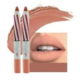 Zhuoting 2pc Lipstick Pencil Lip Liner Velvet Hydrating Lip Gloss Lady