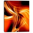 thumbnail image 2 of Orange Abstract Warm Fractal Design - Abstract Wall Art Canvas, 2 of 3