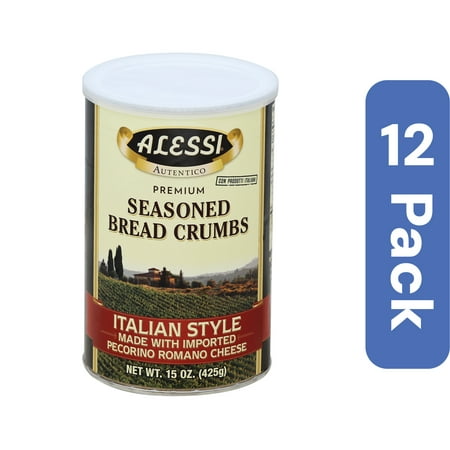 Alessi Italian Bread Crumbs 15 oz (Pack Of 12)