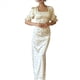 thumbnail image 3 of Vestido Bohemio con Estampado Floral y Mangas Abullonadas, Informal, de Verano para Mujer. L, 3 of 10