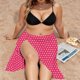 thumbnail image 5 of TaTaai Women Solid Color Sheer Chiffon Beach Cover Up Wrap Sarong Long Skirt with Tie Waist Lightweight Flowy Dress for Swimwear Vacation Pool Party Wear Gift, 5 of 9