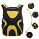thumbnail image 4 of Bolsa impermeable para casco de motocicleta, paquete multifuncional de tela Oxford, color negro y amarillo, 4 of 12