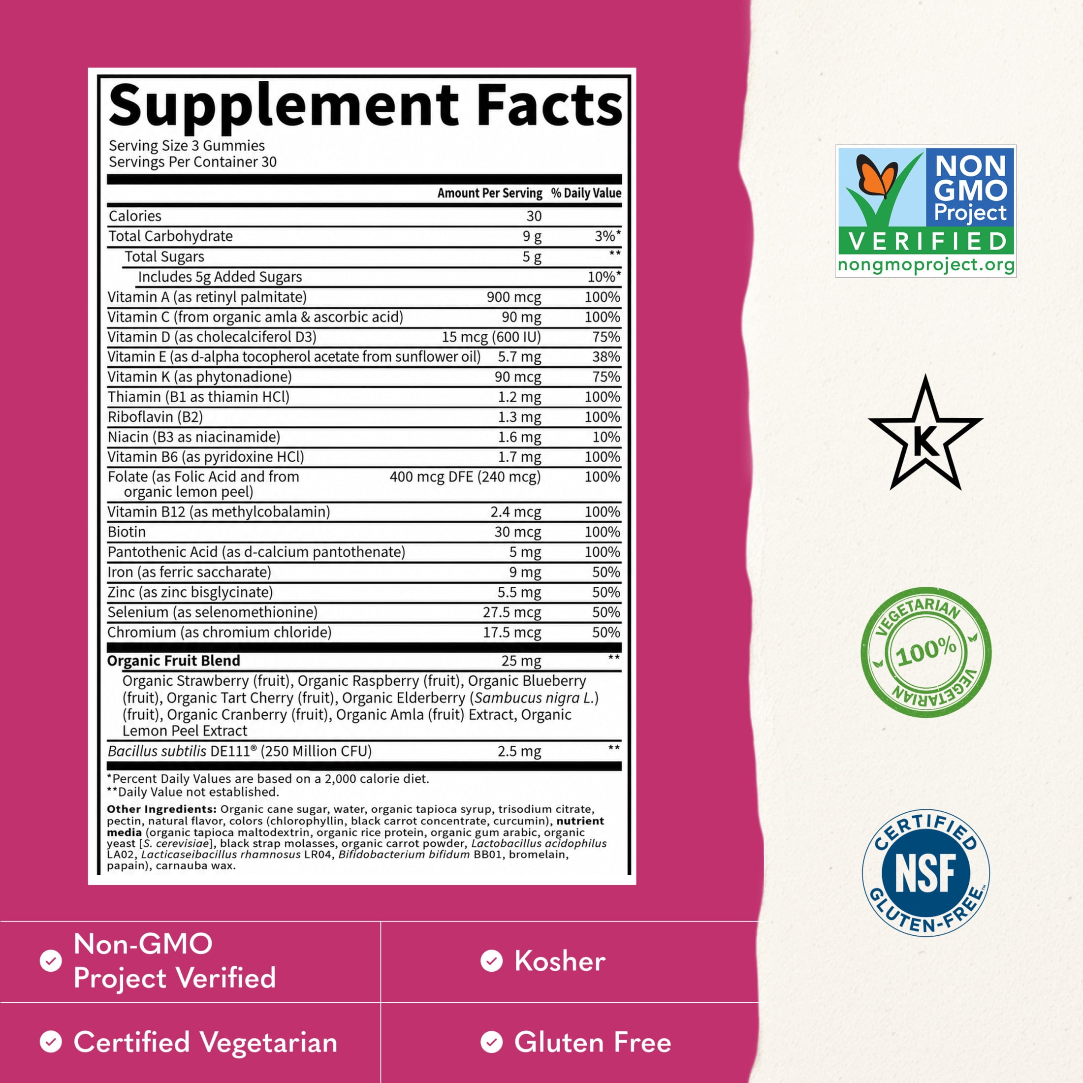 Garden of Life Dr Formulated Women's Multi Gummy, 90ct