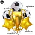 thumbnail image 3 of Kit de globos de fútbol, decoración de cumpleaños para niños, suministros para fiestas de cumpleaños de fútbol, globos para fiestas de fútbol, recuerdos para fiestas con temática deportiva de fútbol, 3 of 5