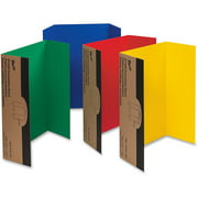 Pacon Tri-Fold Display Boards, 48" x 36", Assorted Colors, 24/Carton