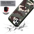 thumbnail image 2 of Compatible avec iPhone 12 Mini Étui Camouflage Armure de Qualité Militaire Étui Hybride [Design Camouflage] Étui Robuste pour Garçons Hommes, Étui Rigide PC Souple TPU Antichoc, Vert, 2 of 7