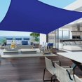 thumbnail image 5 of Toldo rectangular con cuerda y kit de montaje gratuitos, toldo impermeable y transpirable para piscinas, restaurantes, parques, coches, 2 x 3 m (azul oscuro), 5 of 5