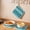 Green, variant on Teal Turquoise Aqua Ombre Pot Holders for Kitchen Heatproof Potholder, 4 Pack Contemporary Abstract Lines Hot Pads Multipurpose Oven Pads Cloth Potholders Trivet for Cooking and Baking
