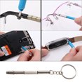 thumbnail image 2 of Juego de tornillos para anteojos, juego de almohadillas nasales universales antideslizantes de acero inoxidable, Control remoto de teléfono óptico, accesorios de reparación DIY Inevent TO000921-00B, 2 of 7