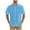 Sky Blue, variant on LWITHSZG Mens Short Sleeve Button Down Shirts Summer Breathable Plus Size Tops Fashion Loose T Shirt Dressy Casual Collared Blouses with Pocket
