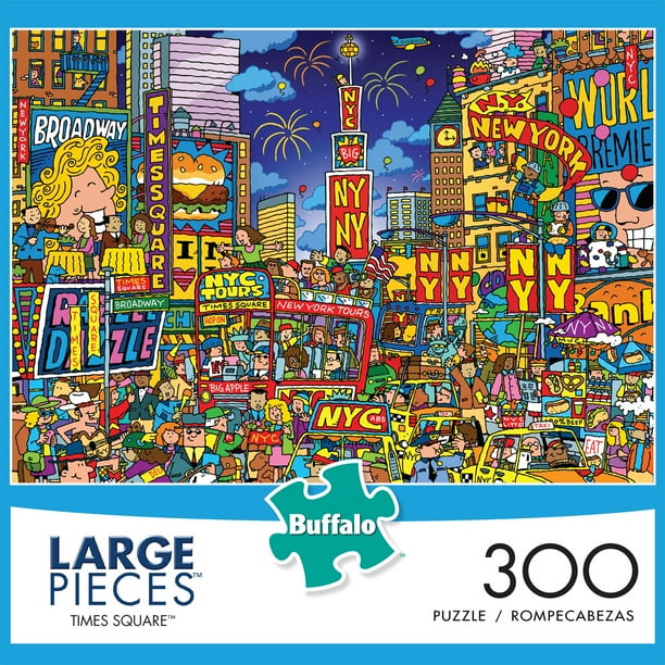 Buffalo Games - Large Piece Series - Times Square - 300 ...
