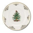 thumbnail image 2 of Spode Christmas Tree Gold Dinner Plate (Set of 4) - 10.5-Inch Porcelain Dinner & Appetizer Plate, Holiday-Themed Serving Plate, Microwave & Dishwasher Safe, Festive Collectible Seasonal Dining Plate, 2 of 4