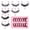 LZM-HZ, variant on 3D Stereoscopic Hard Band False Eyelashes, Natural Half-eye Style, Thick & Voluminous