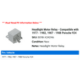 thumbnail image 2 of Headlight Motor Relay - Compatible with 1977 - 1982, 1987 - 1988 Porsche 924 1978 1979 1980 1981, 2 of 2