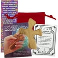 thumbnail image 2 of Clinging Healing Comfort Cross, Small, Certified Olive Wood from Israel, 2 of 5