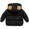 thumbnail image 4 of ZyeKqe Toddler Boys Girl Winter Coat Zip-Up Hooded Jacket Warm Fleece Outerwear Cute Puffer Coat Windproof Outfit, 4 of 4