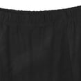 thumbnail image 4 of Urban CoCo Vintage Elastic Waist A-Line Midi Skirt (Black, M), 4 of 7