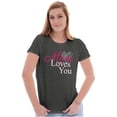 thumbnail image 3 of Mom Loves You Mothers Day Heart Womens Fitted Plus Size Graphic Tee Brisco Brands 2X, 3 of 4
