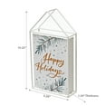 thumbnail image 3 of IH Casa Decor Christmas Metal Framed House Happy Holidays, 3 of 3