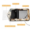 thumbnail image 4 of Horse Square PU Leather Luggage Tags - 2 Pack with Privacy Cover and Stainless Steel Ring - Suitable for Travel, Backpack, Handbag - Suitcase Tags, Travel Tag, 4 of 7