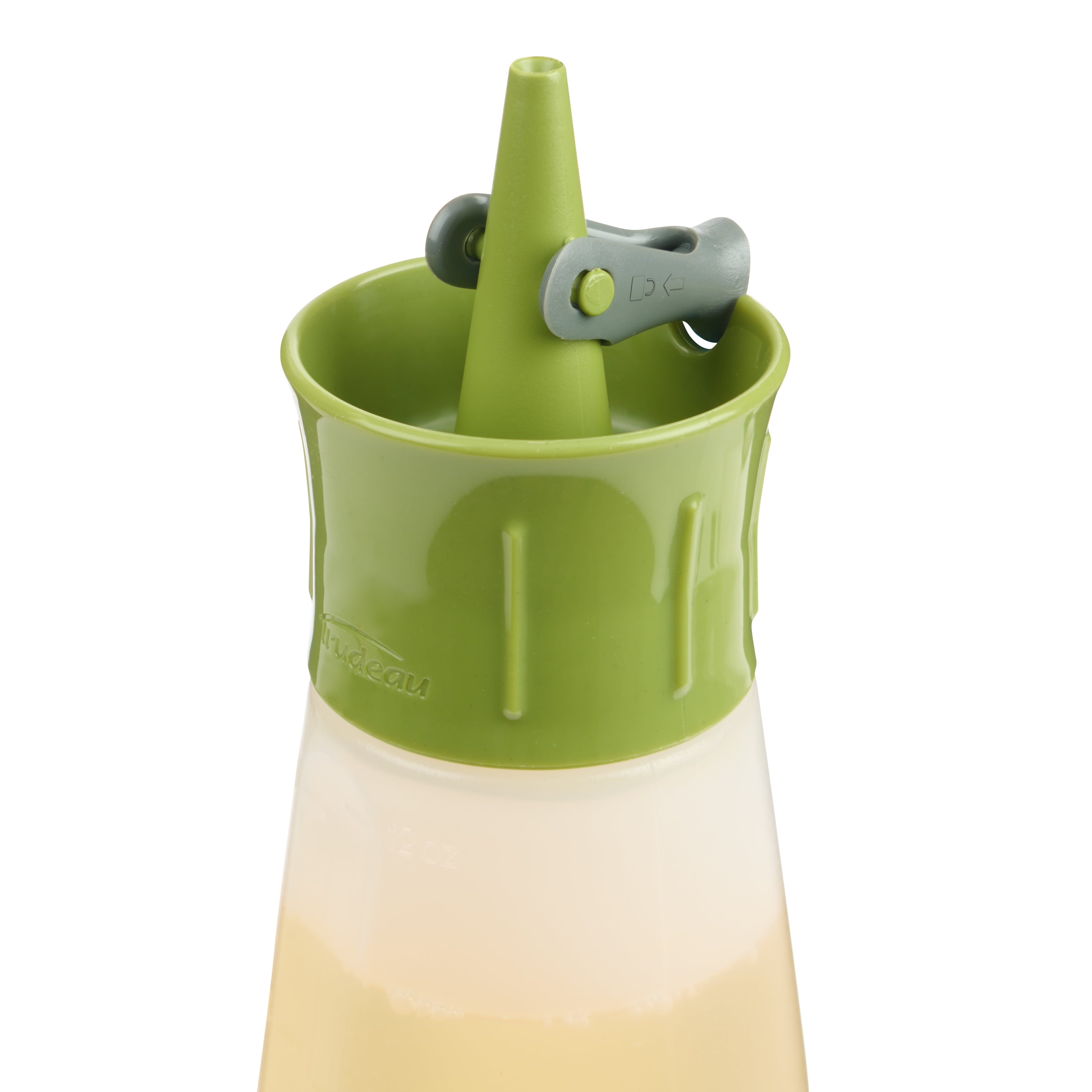 Trudeau Bouteille D'Huile à Presser 340ML, Bouteille en Plastique Flexible Facile à Nettoyer, Résiste au Lave-Vaisselle