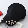 thumbnail image 1 of 1PC Baseball Cap Ladies Snapback Cap Hat Women Embroidered Cherry Blossoms Hat Hot, 1 of 6