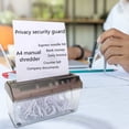 thumbnail image 1 of Teissuly Portable Shredder, A4 Paper Shredder School Home Manual Receipts Office Cutting Machine Teissuly WER202312144719, 1 of 8