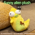 thumbnail image 5 of Green Alien Plush Toy - Ugly Creative Stuffed Animal Plush Doll, Fashionable Christmas Home Decor, 5 of 8
